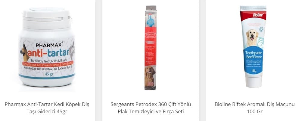 Köpek ağız ve diş sağlığı ürünleri kullanımı